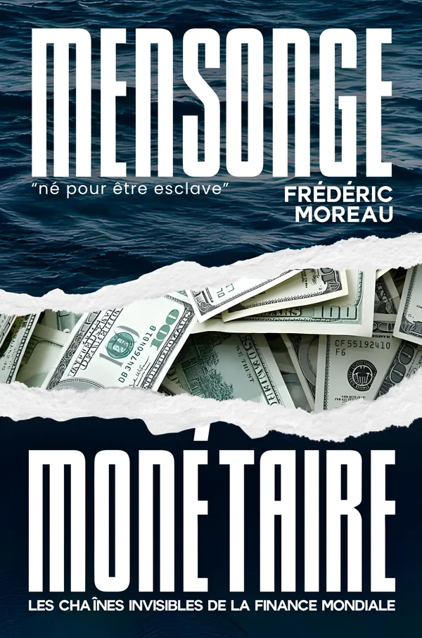 프레데릭 모로의 책 《Mensonge Monétaire: Les chaînes invisibles de la finance mondiale》 표지