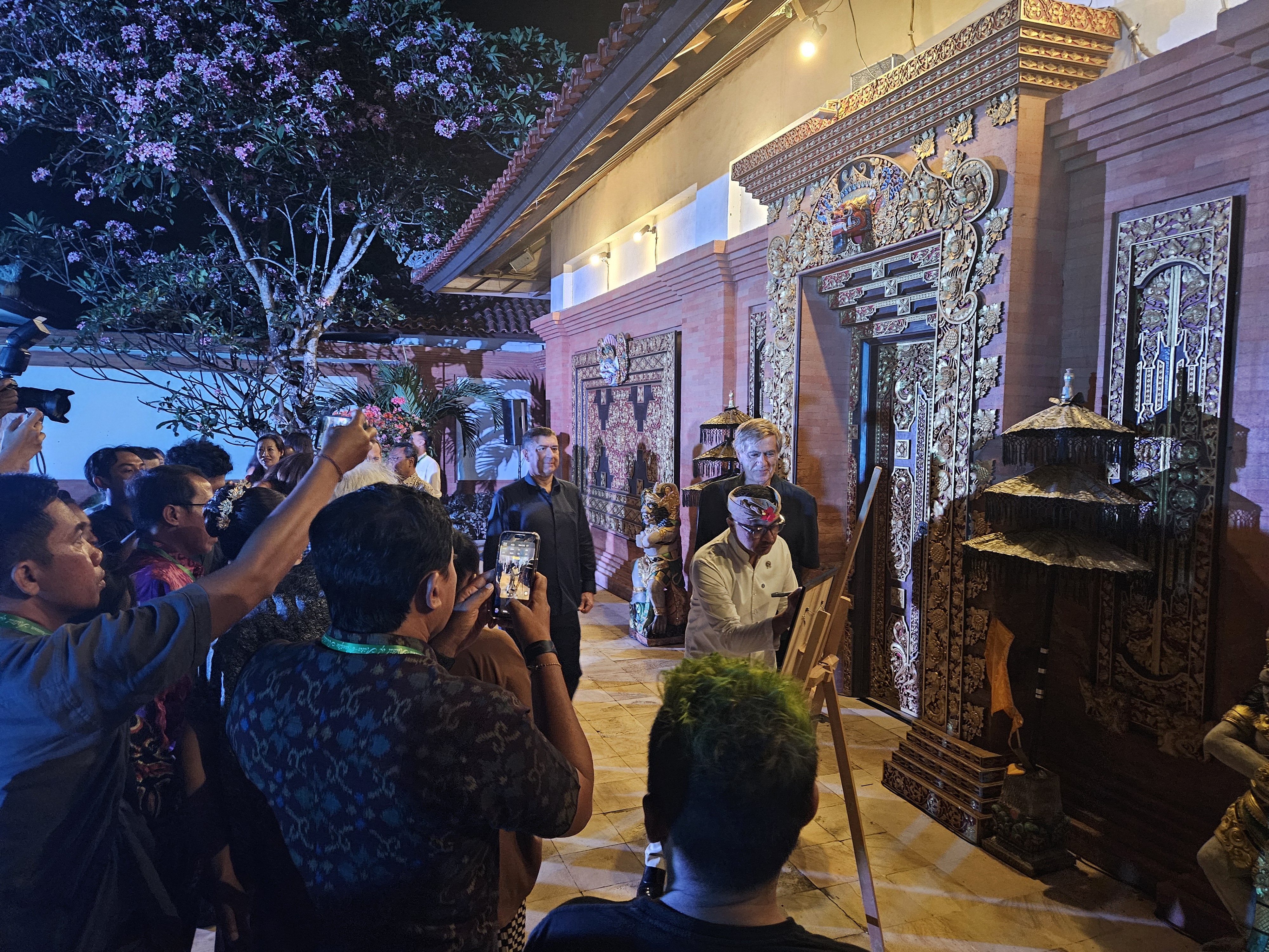 Giring Ganesha Djumaryo pendant la cérémonie d’ouverture