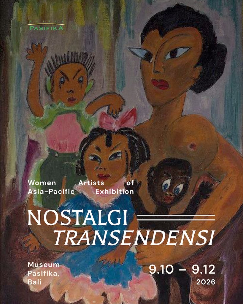 Affiche officielle de l’exposition Women Artists of Asia-Pacific Nostalgi Transendensi
