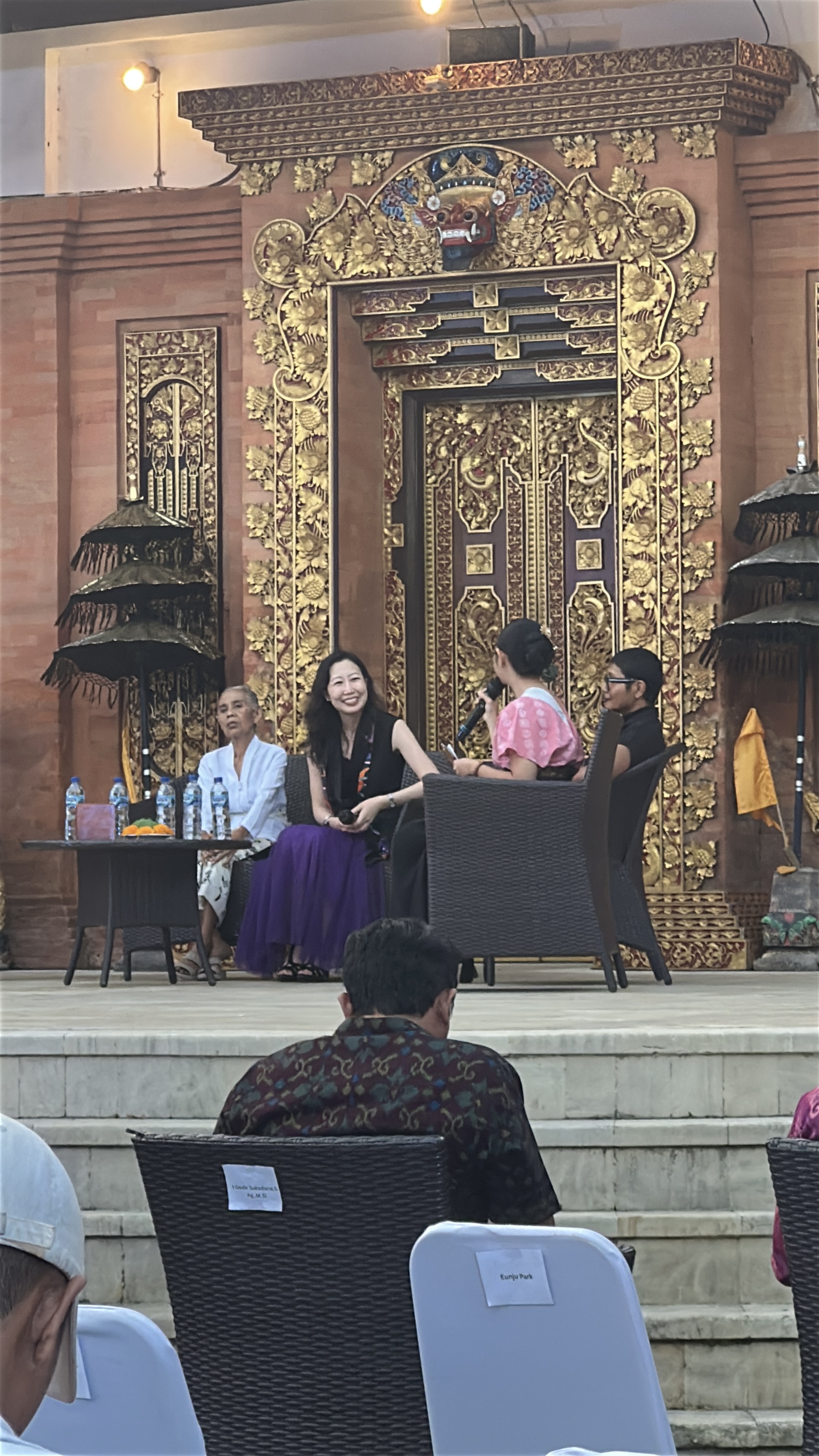 Eunju Park pendant l’Artist Talk