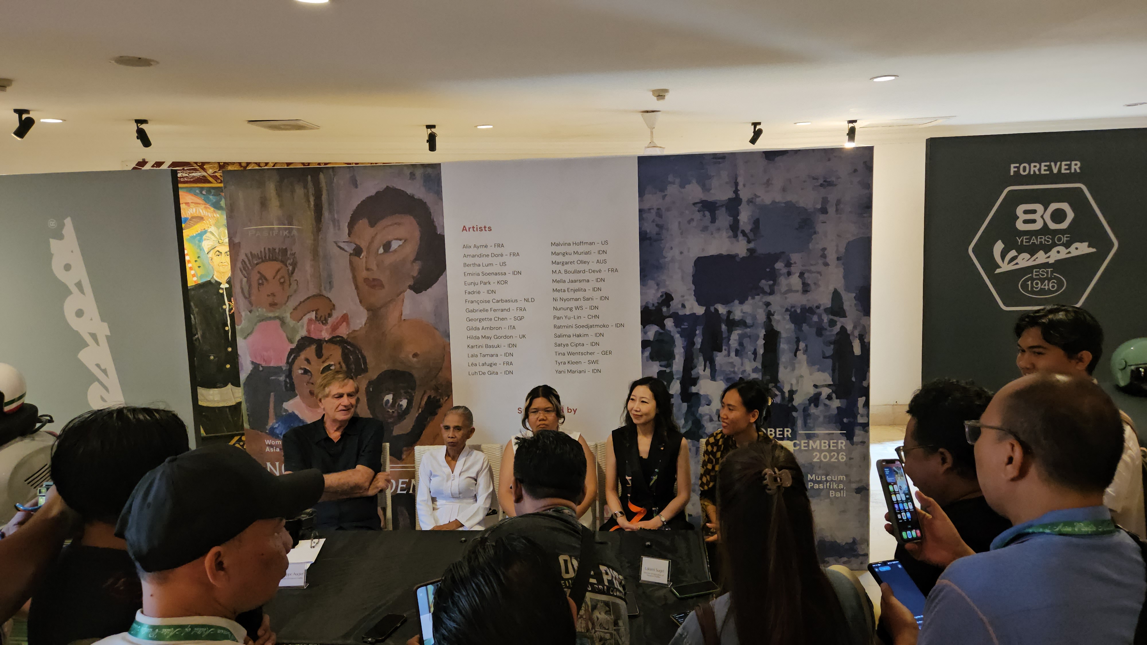 Conférence de presse de l’exposition au Museum Pasifika