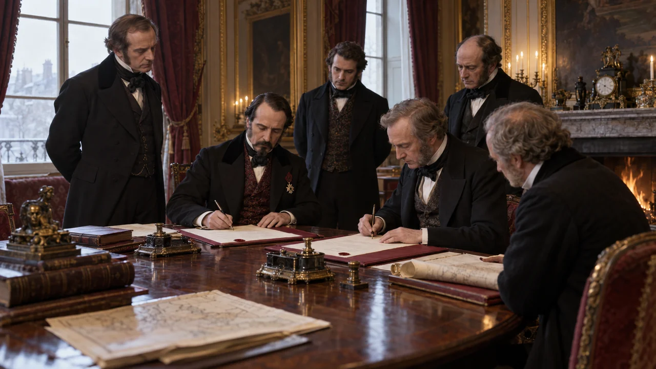 1860: the treaty signed in secret