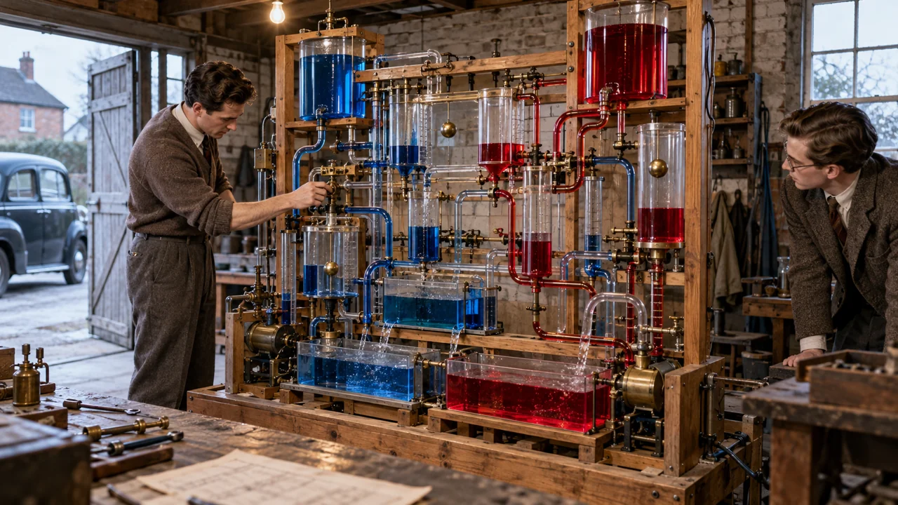 1949 : la machine à eau qui simulait l'économie