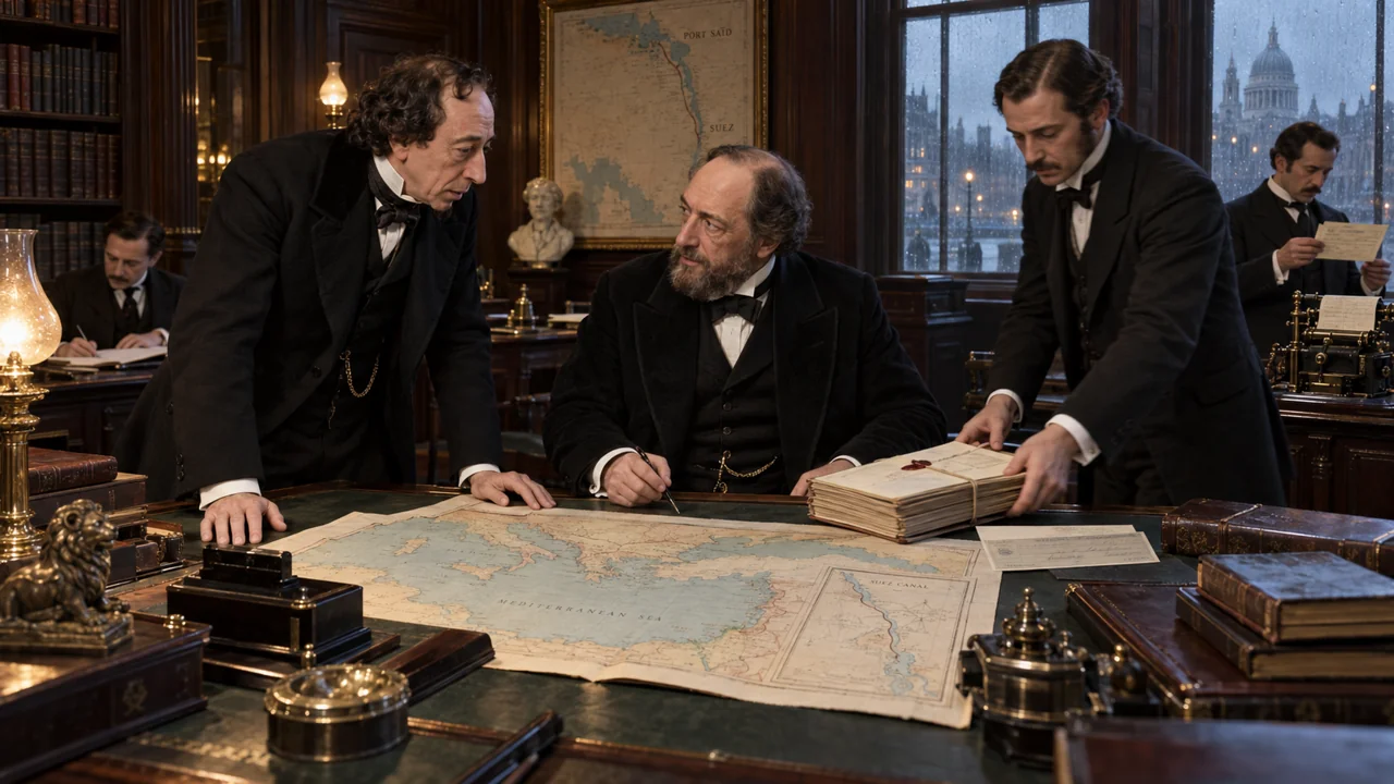 1875 : le canal acheté sans le Parlement